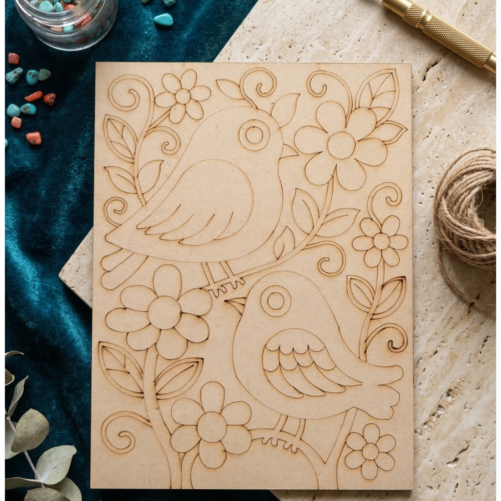 Happy Smiles Texture Art Bird Kit