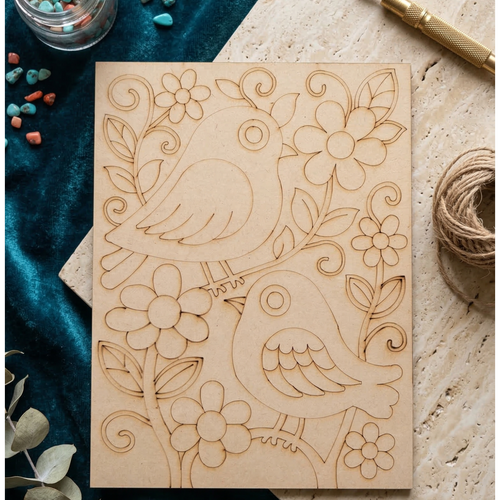 Happy Smiles Texture Art Bird Kit