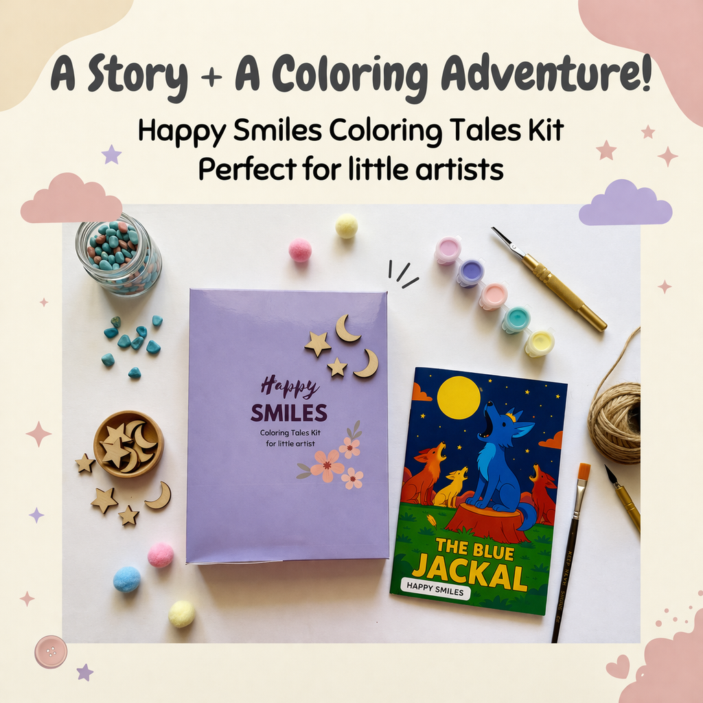 The Blue Jackal - Coloring Tale
